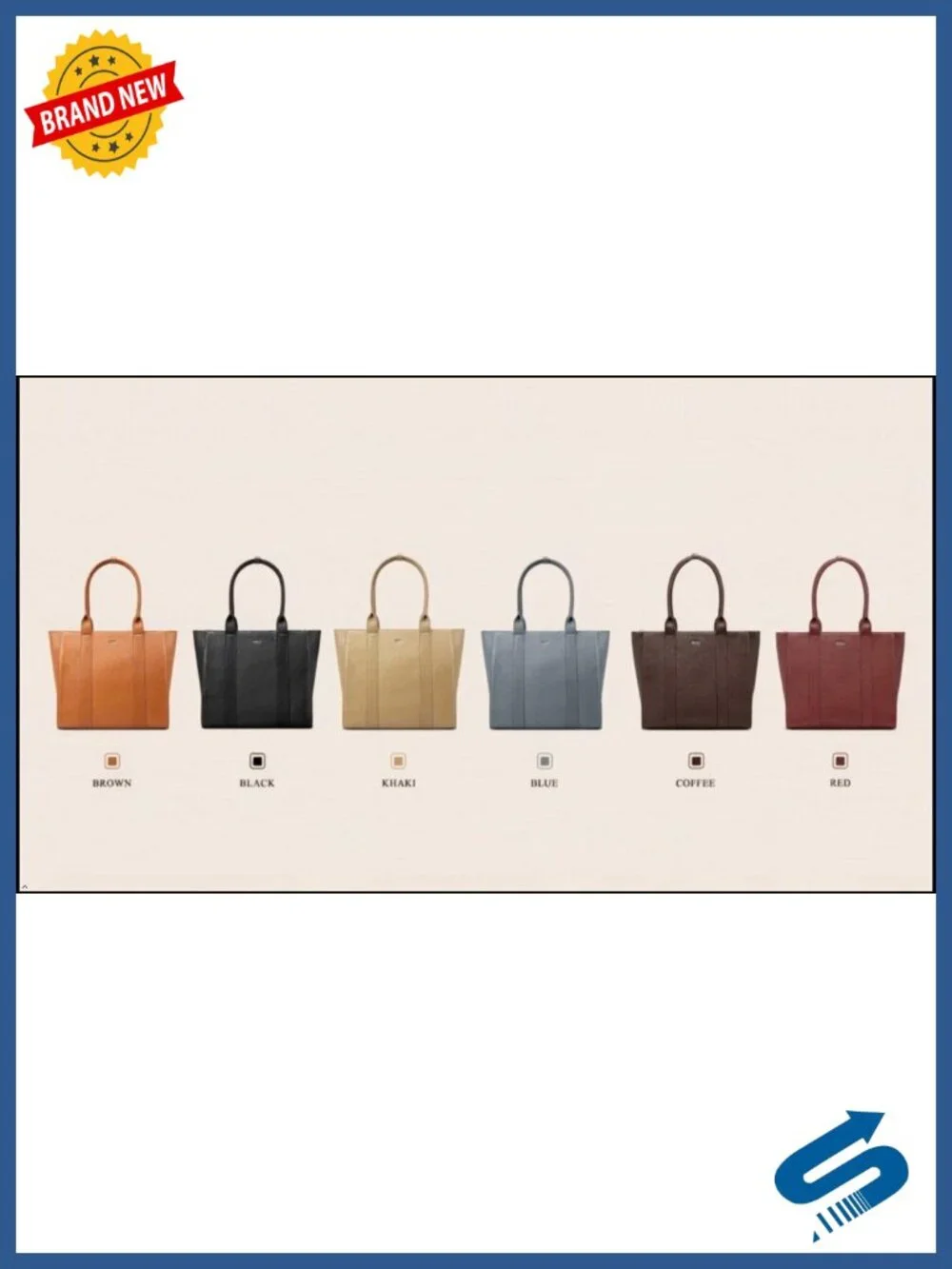 Full-Grain Leather Work Tote for Women, Padded 15.6